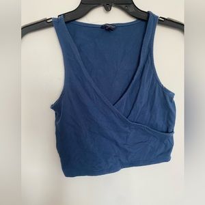 Aeropostale Cross Cropped Tank Top